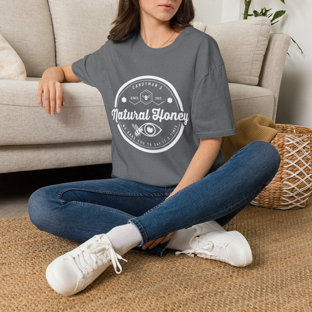 Candyman Honey T-Shirt — Retro Beekeeper Badge Tee