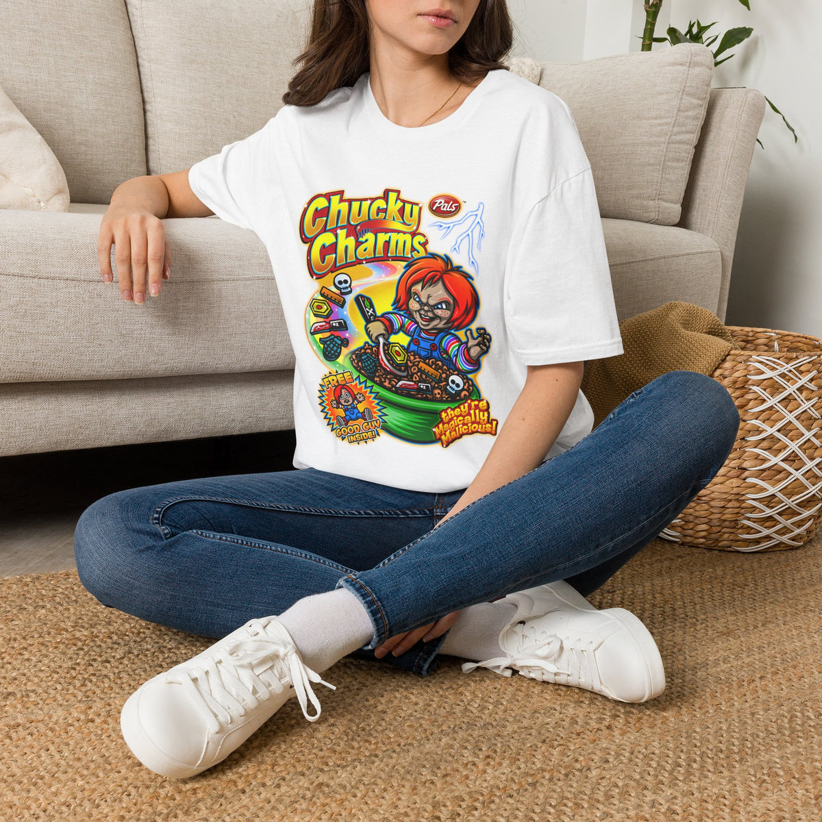 Chucky Charms T-Shirt — Horror Movie Parody Tee
