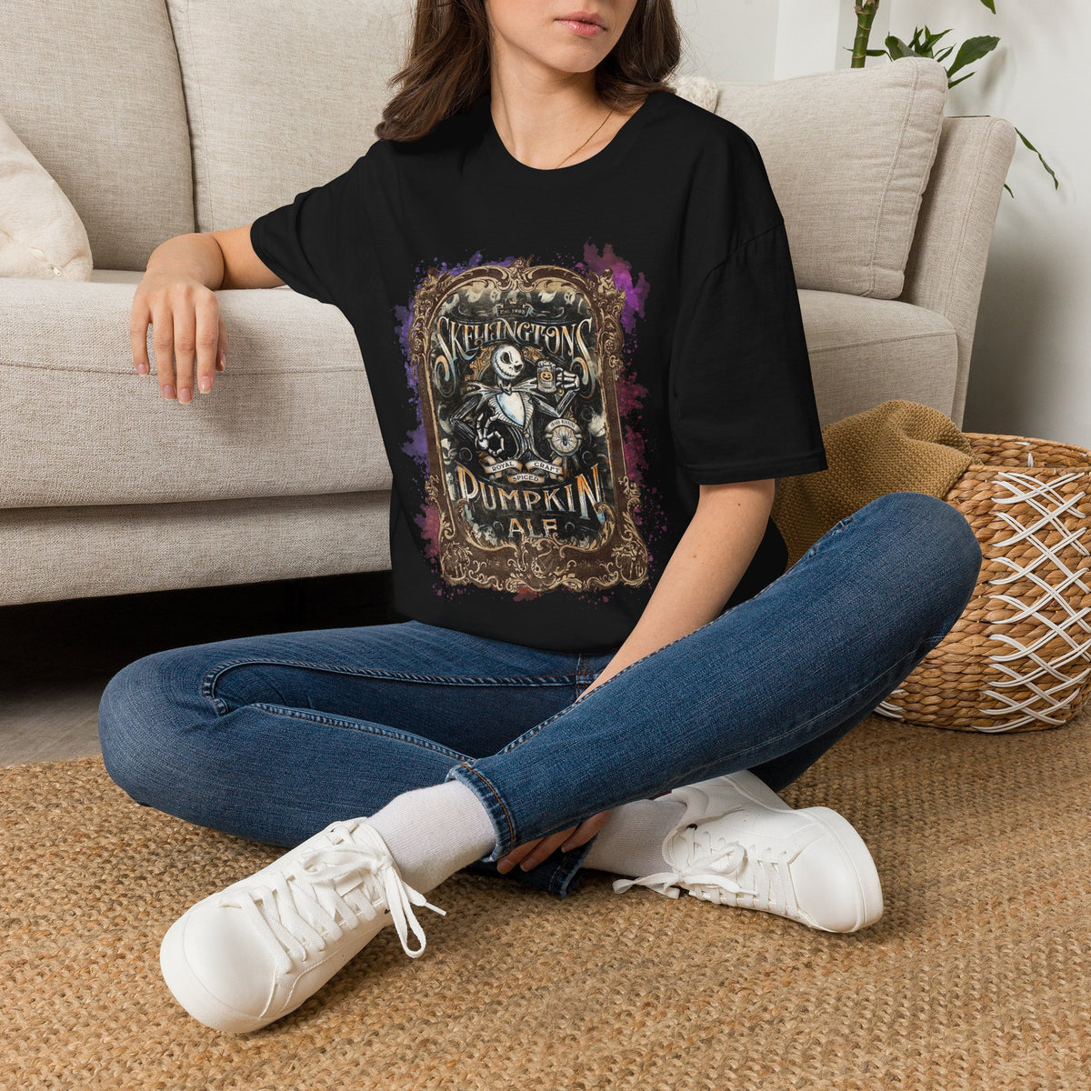 Skeleton King Pumpkin Cafe T-Shirt