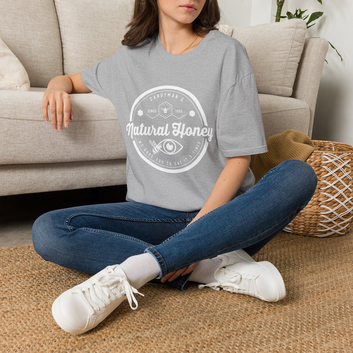 Candyman Honey T-Shirt — Retro Beekeeper Badge Tee