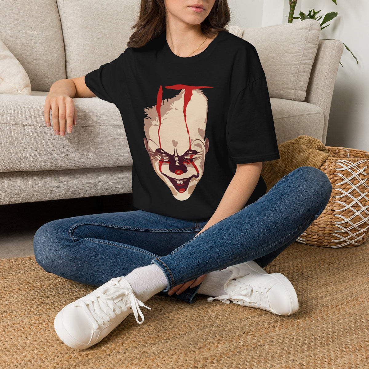 Horror Clown T-Shirt — 'IT' Pennywise Graphic Tee