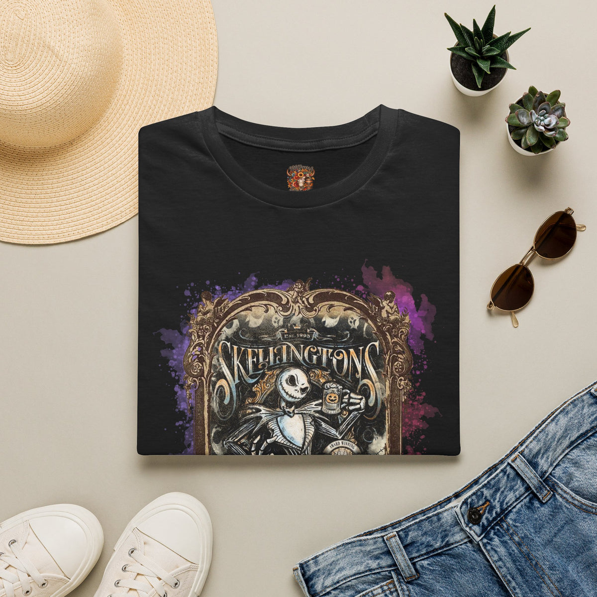 Skeleton King Pumpkin Cafe T-Shirt