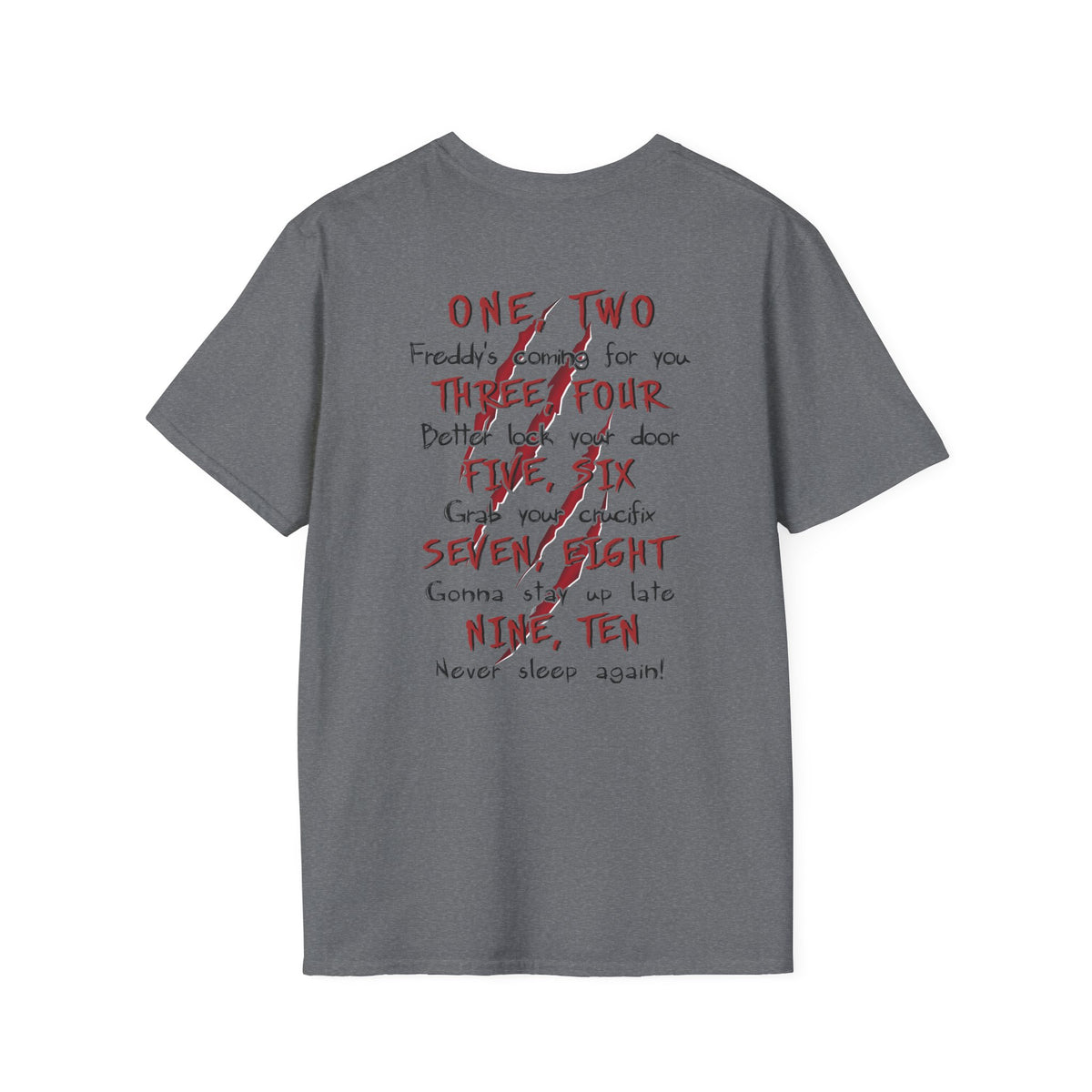 Horror Freddy Krueger-Inspired Tee — Vintage Nightmare Slasher Graphic T-Shirt