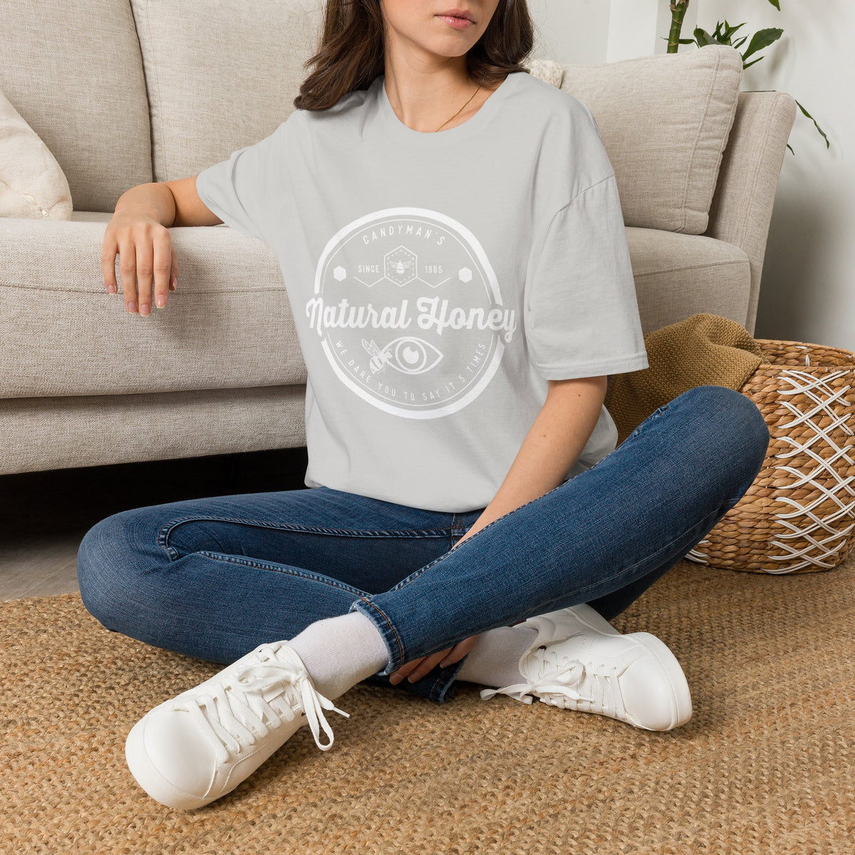 Candyman Honey T-Shirt — Retro Beekeeper Badge Tee