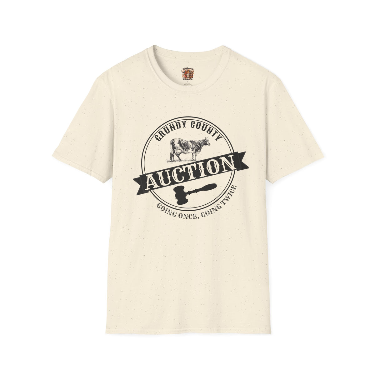 Grundy County Auction T-Shirt — Vintage Farm Livestock Sale Tee