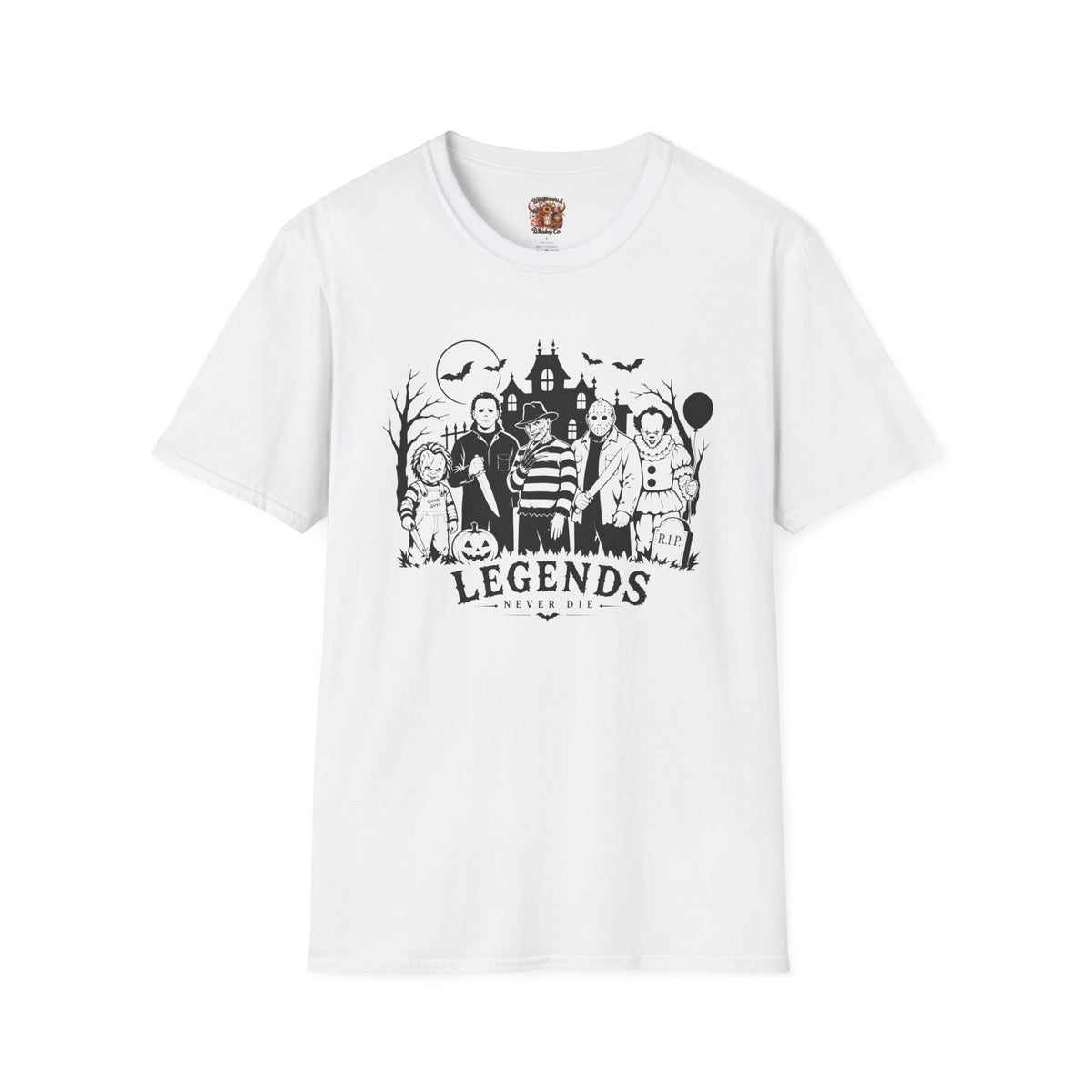 Horror Movie Legends T-Shirt – Iconic Slasher Characters Halloween Tee