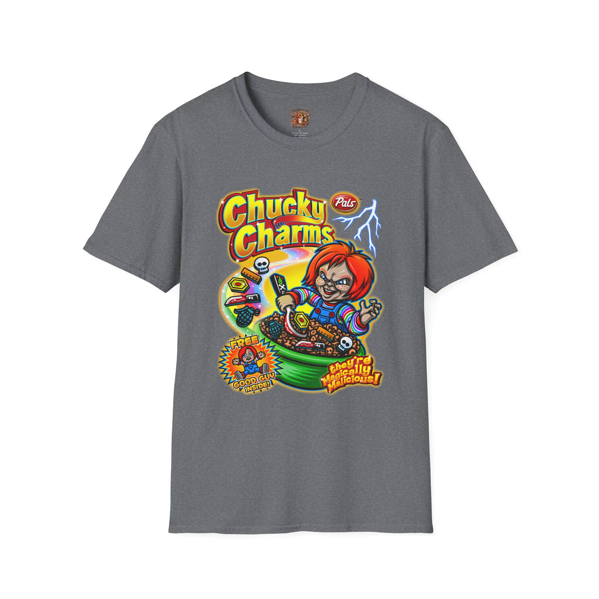 Chucky Charms T-Shirt — Horror Movie Parody Tee