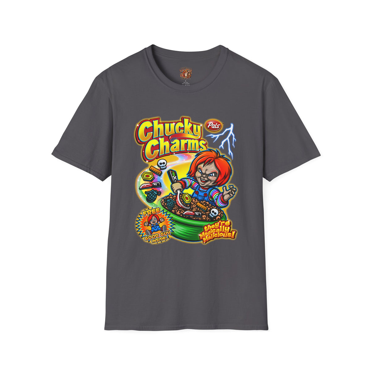 Chucky Charms T-Shirt — Horror Movie Parody Tee