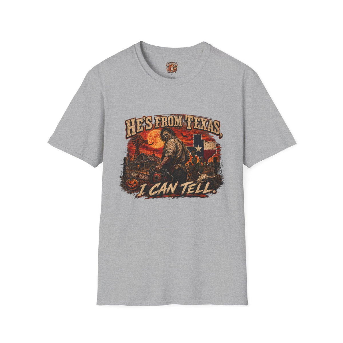 He's From Texas T-Shirt — Vintage Lone Star Graphic Tee