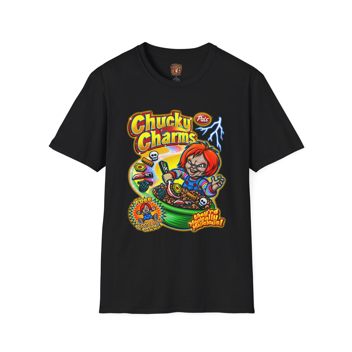 Chucky Charms T-Shirt — Horror Movie Parody Tee
