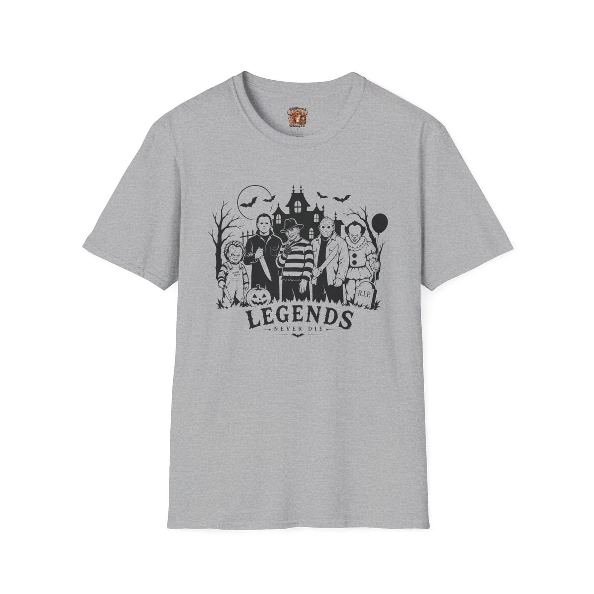 Horror Movie Legends T-Shirt – Iconic Slasher Characters Halloween Tee