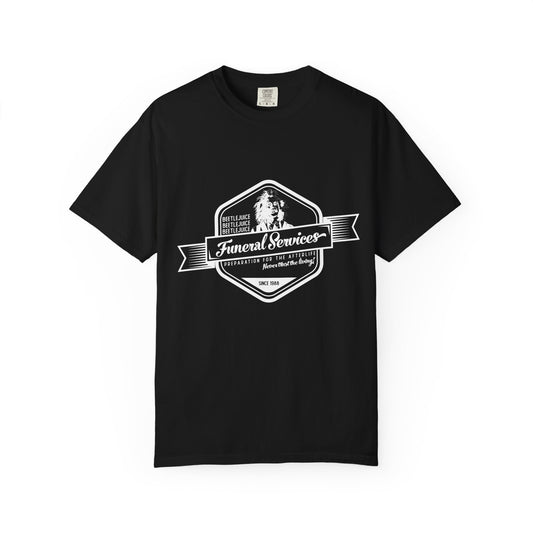 T-Shirt — Classic Plain White Garment-Dyed Crew Tee
