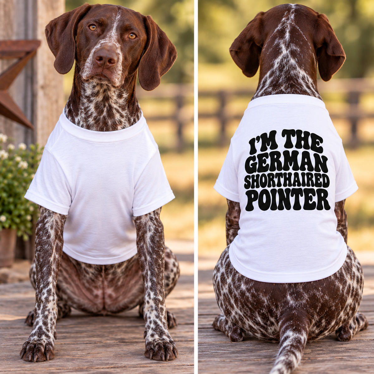 German Shorthaired Pointer Pet Tank Top — "I’m the German Shorthaired Pointer" Dog Shirt
