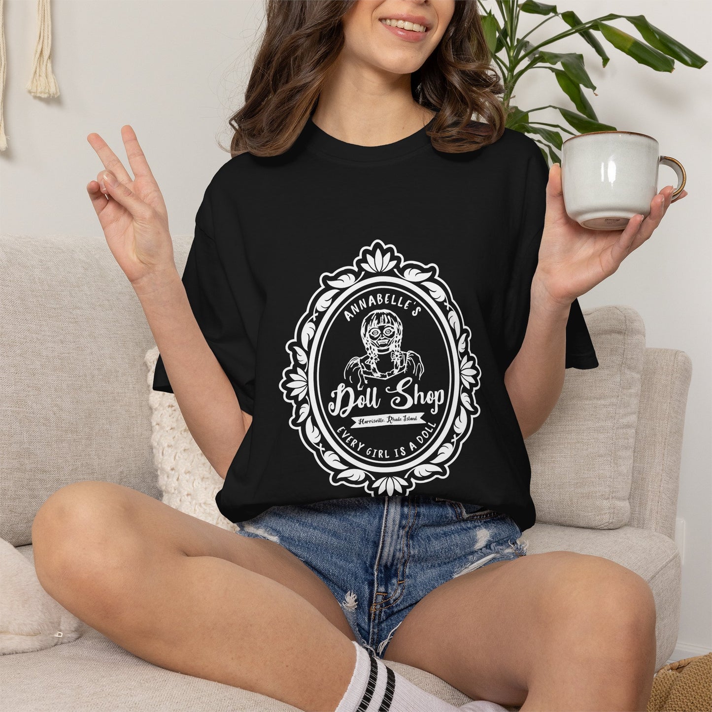 Vintage Doll Shop T-Shirt — Antique Curio Logo Tee