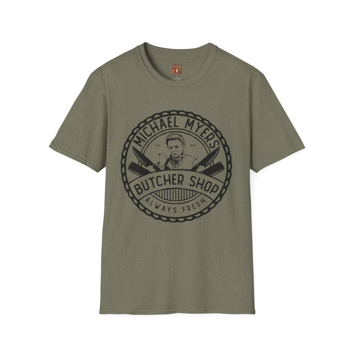 Myers Butcher Shop T-Shirt — Horror Movie Graphic Tee