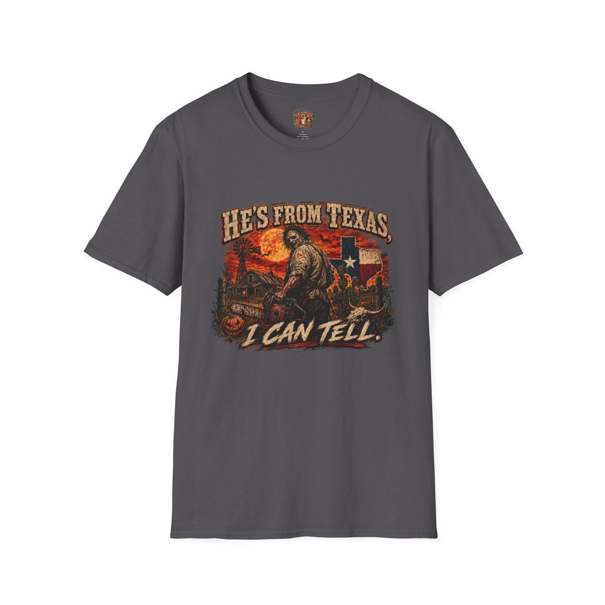 He's From Texas T-Shirt — Vintage Lone Star Graphic Tee