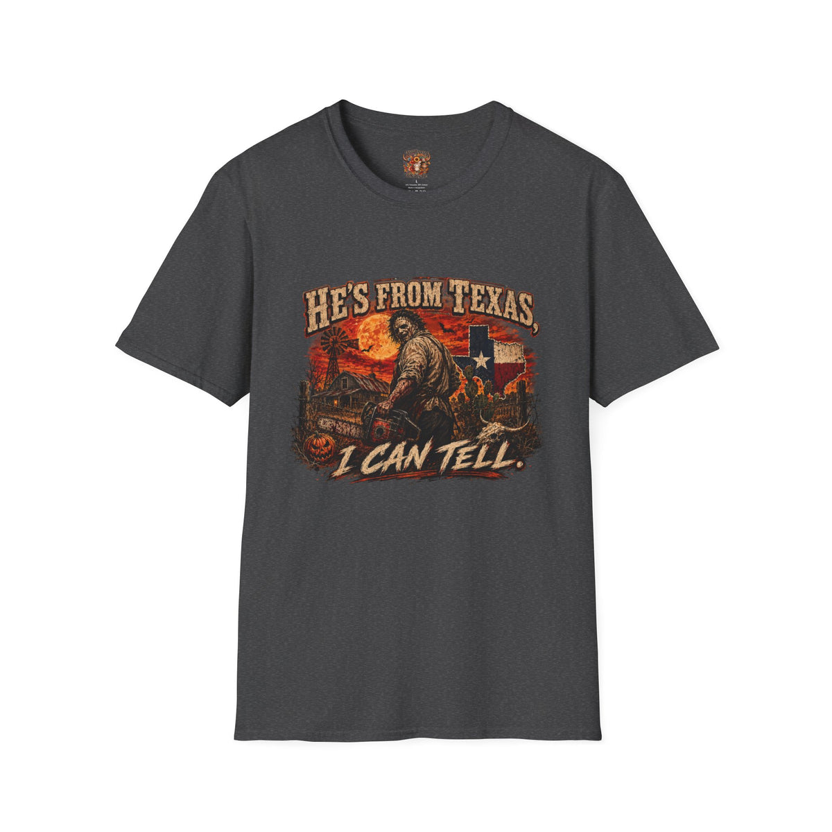 He's From Texas T-Shirt — Vintage Lone Star Graphic Tee