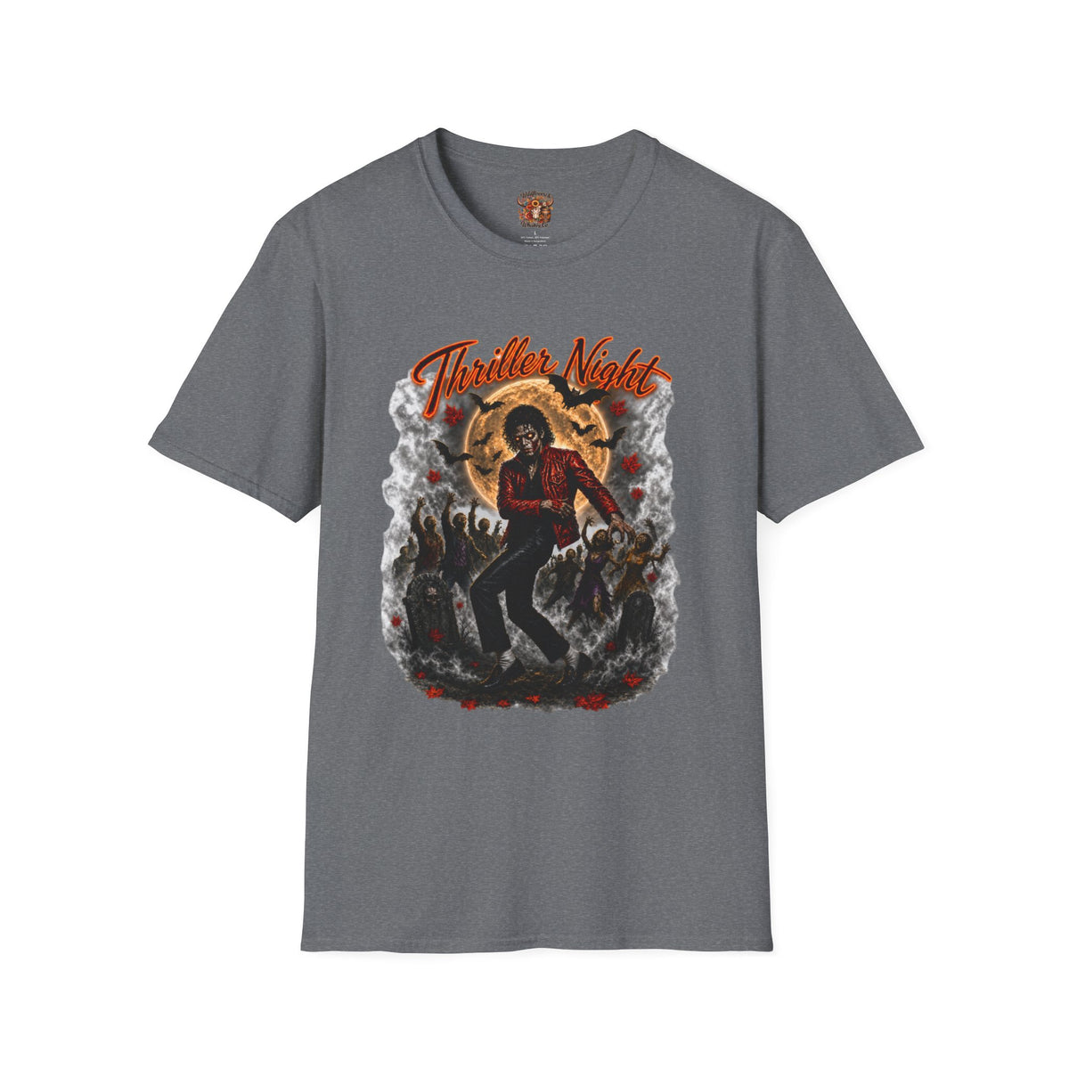 Thriller Night Graphic T-Shirt — Retro Horror Dance Design