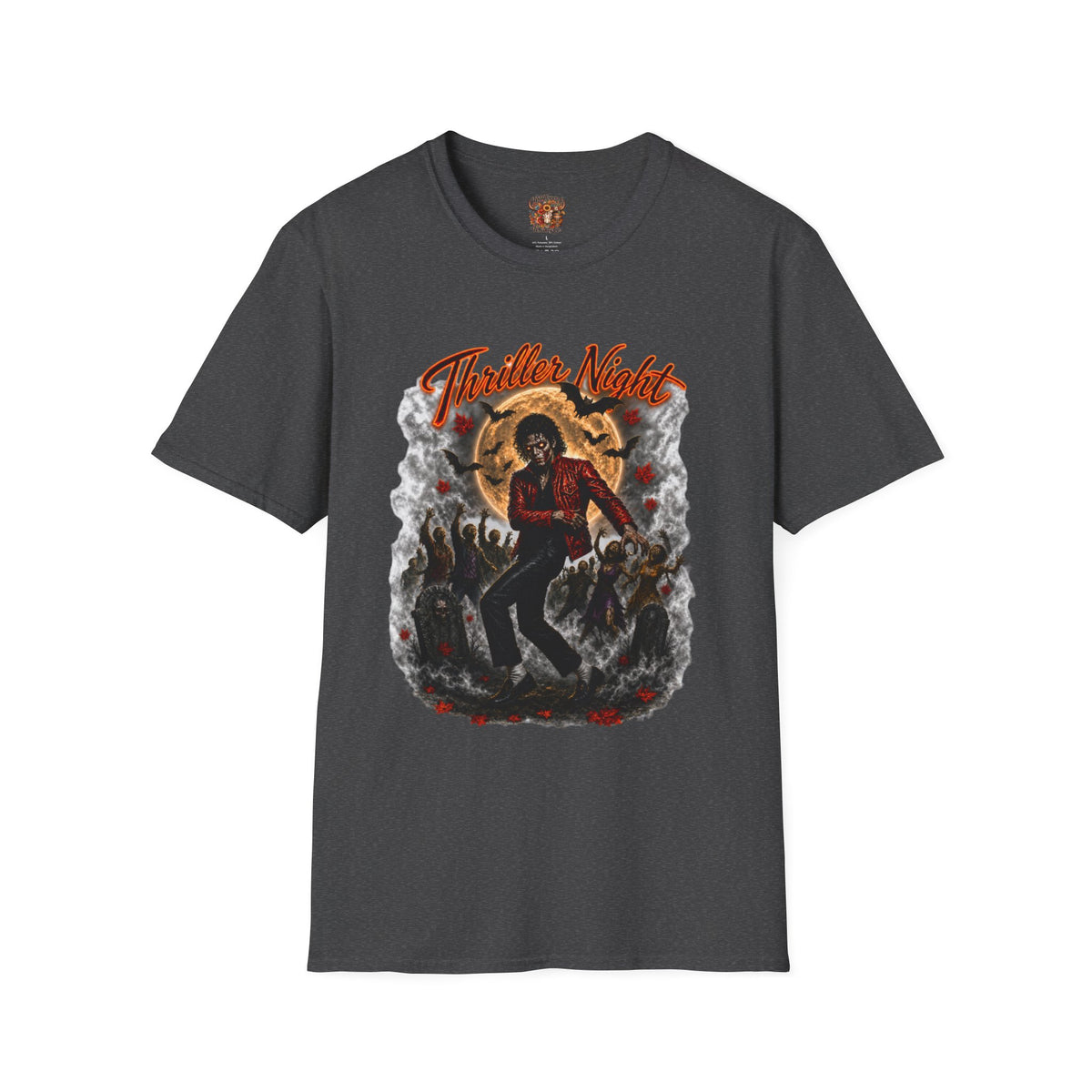 Thriller Night Graphic T-Shirt — Retro Horror Dance Design