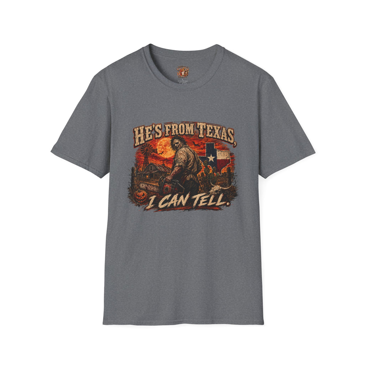 He's From Texas T-Shirt — Vintage Lone Star Graphic Tee