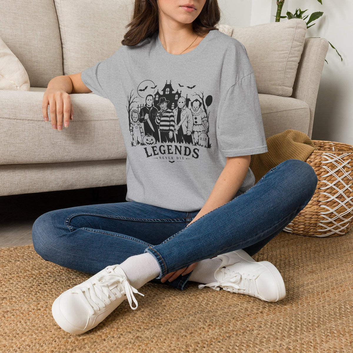 Horror Movie Legends T-Shirt – Iconic Slasher Characters Halloween Tee
