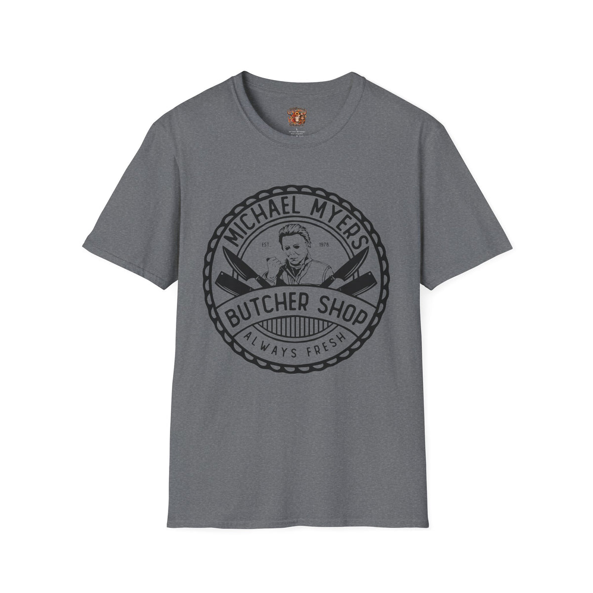 Myers Butcher Shop T-Shirt — Horror Movie Graphic Tee