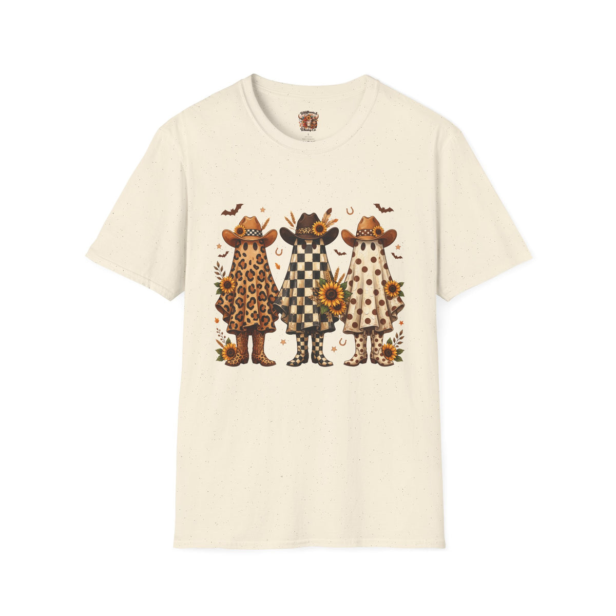 Cowgirl Ghosts T-Shirt — Fall Sunflower Western Graphic Tee