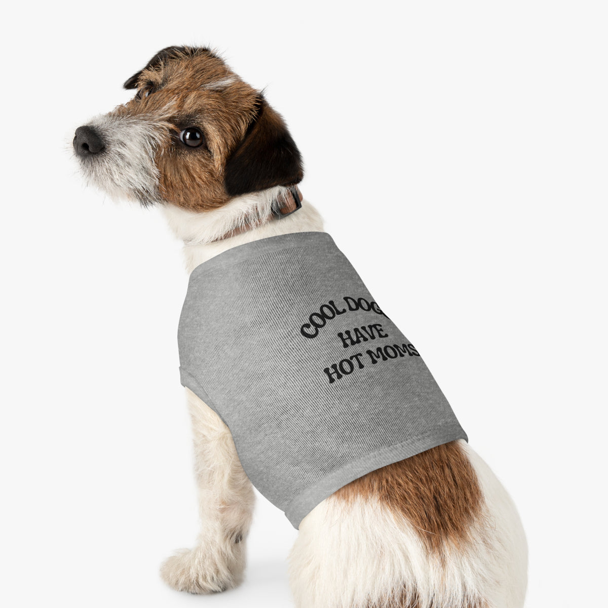 Cool Dogs Have Hot Moms Pet Tank Top — Funny Dog Shirt for Dog Moms