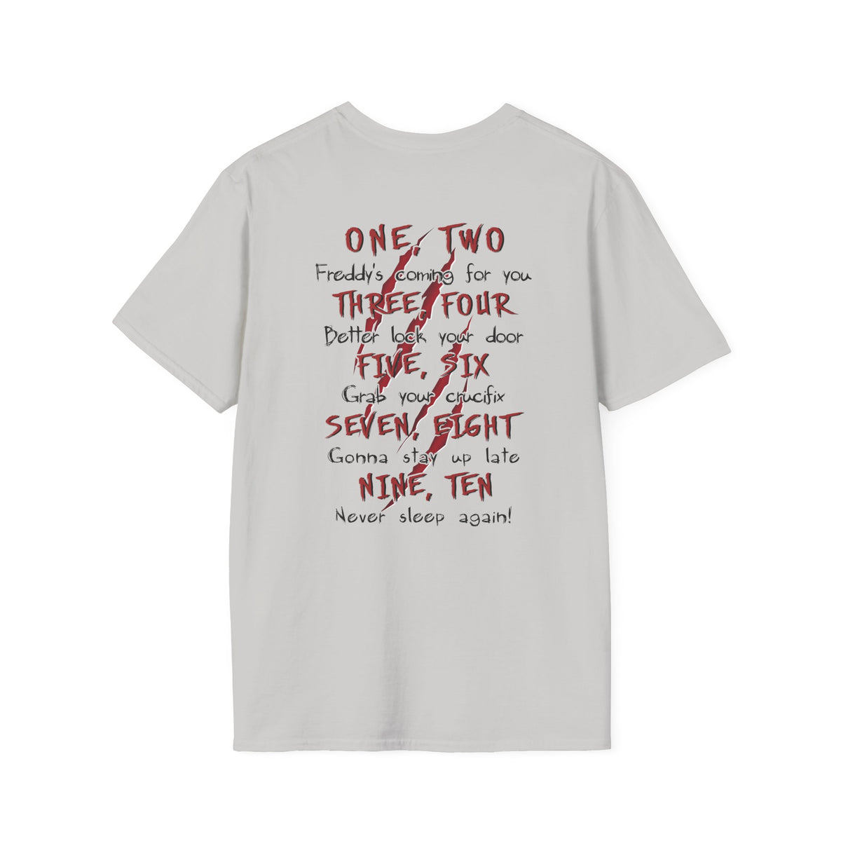 Horror Freddy Krueger-Inspired Tee — Vintage Nightmare Slasher Graphic T-Shirt