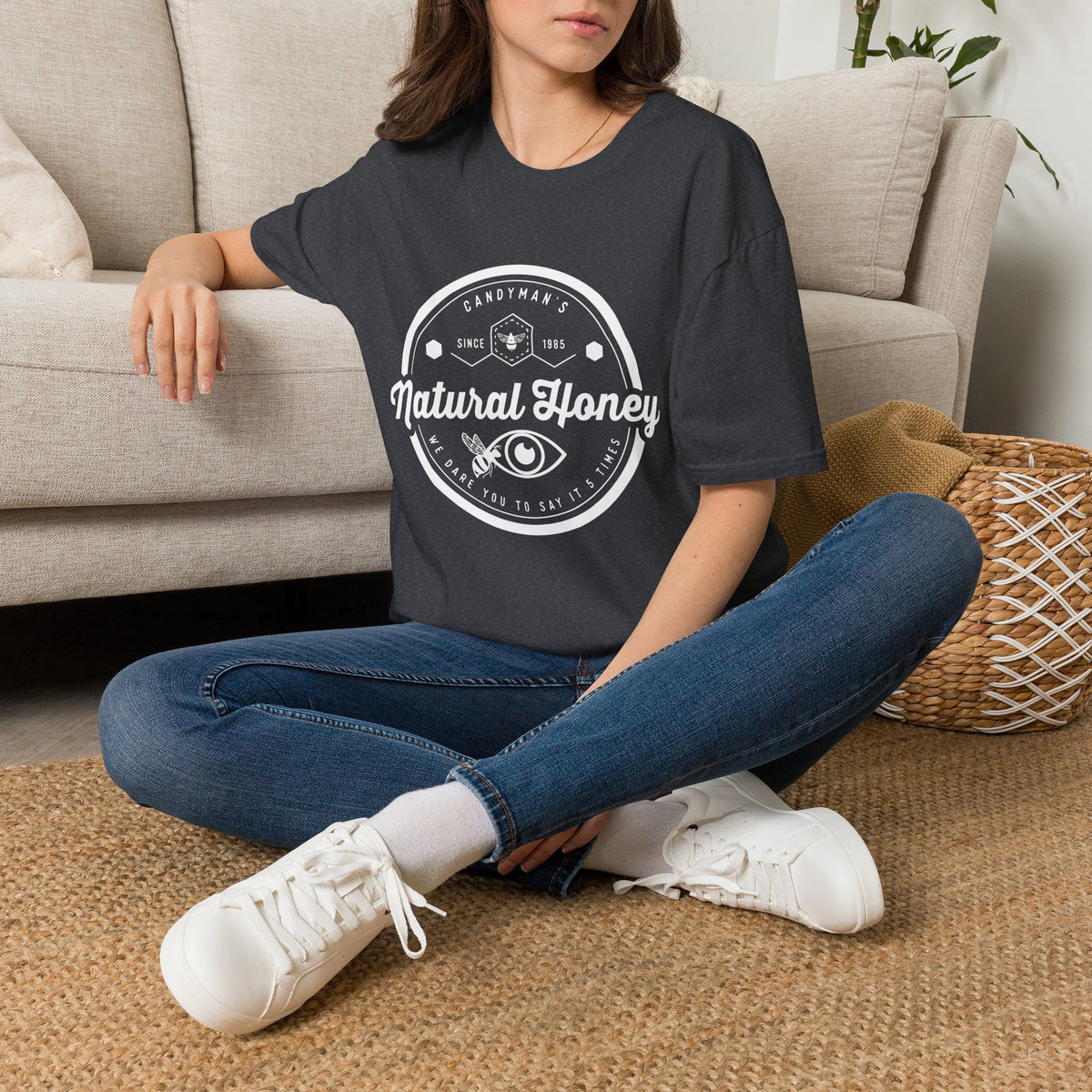 Candyman Honey T-Shirt — Retro Beekeeper Badge Tee